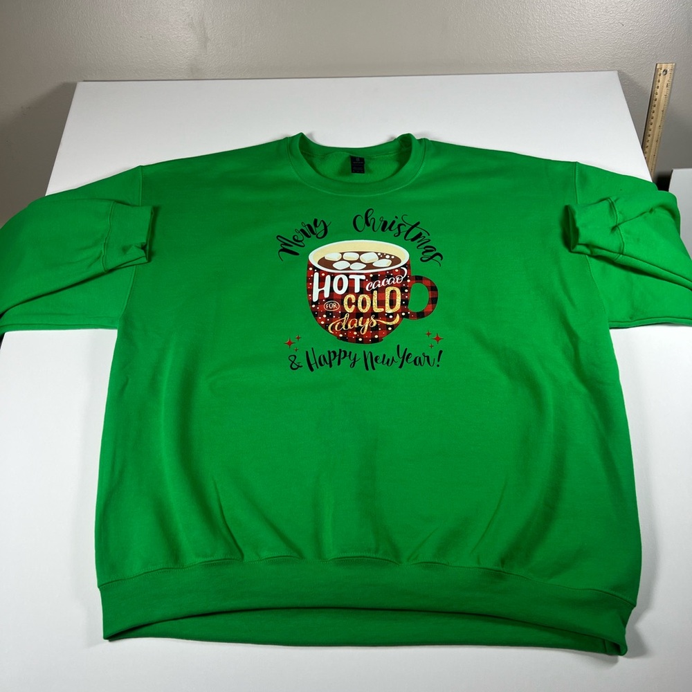 Gildan Green Festive Heavy Blend Sweatshirt